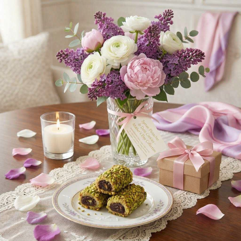 Pistachio Date -Cookies - Mawda Mothers Day