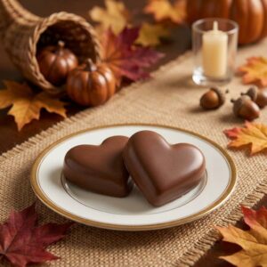 Dubai Chocolate Hearts for Thanksgiving