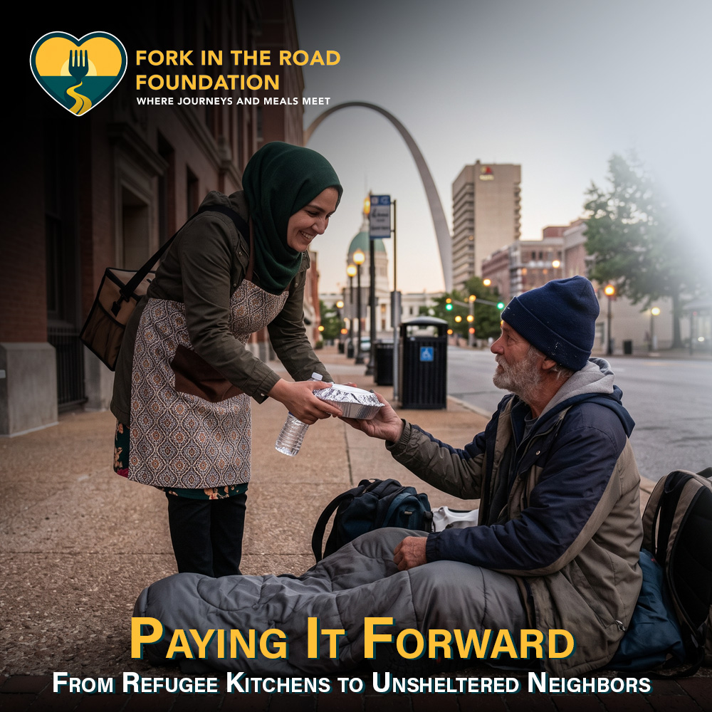 Paying It Forward: From Refugee Kitchens to Unsheltered Neighbors Paying It Forward: From Refugee Kitchens to Unsheltered Neighbors